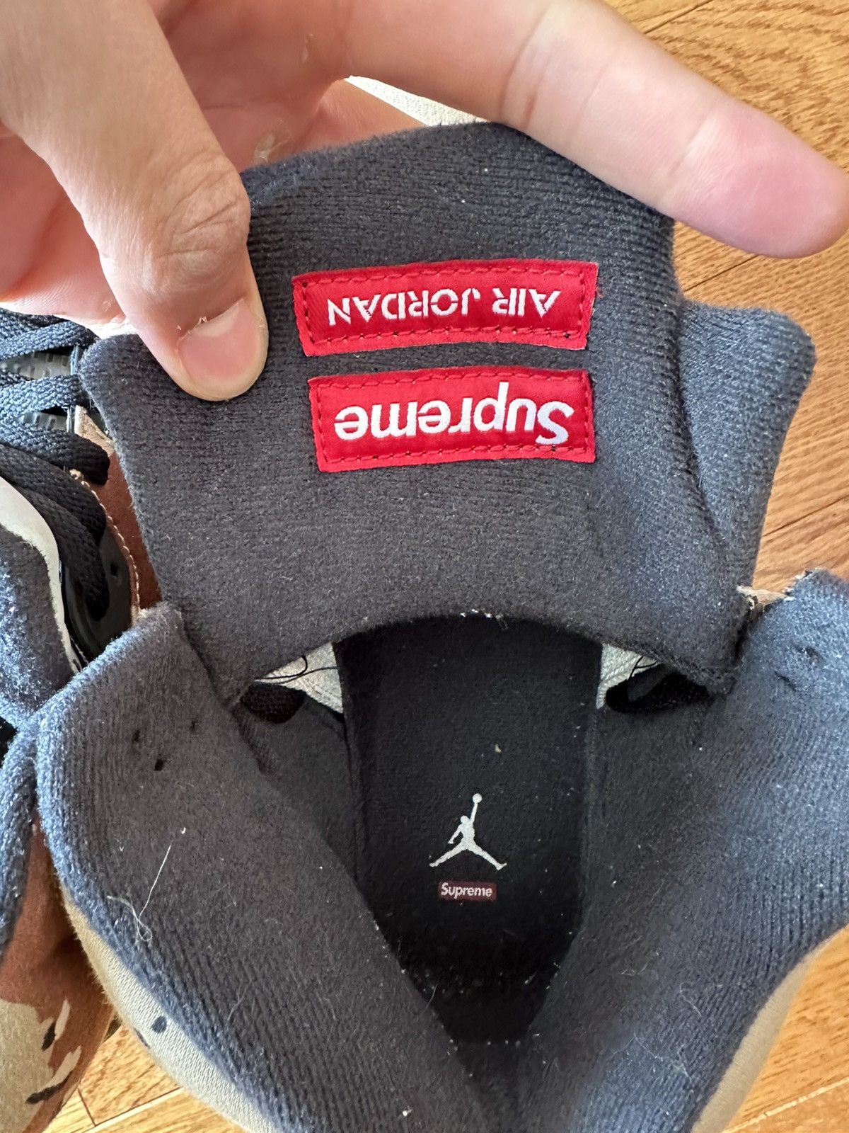 Jordan Brand × Nike × Supreme Air Jordan 5 Supreme Camo Size US 12 / EU 45 - 7 Thumbnail