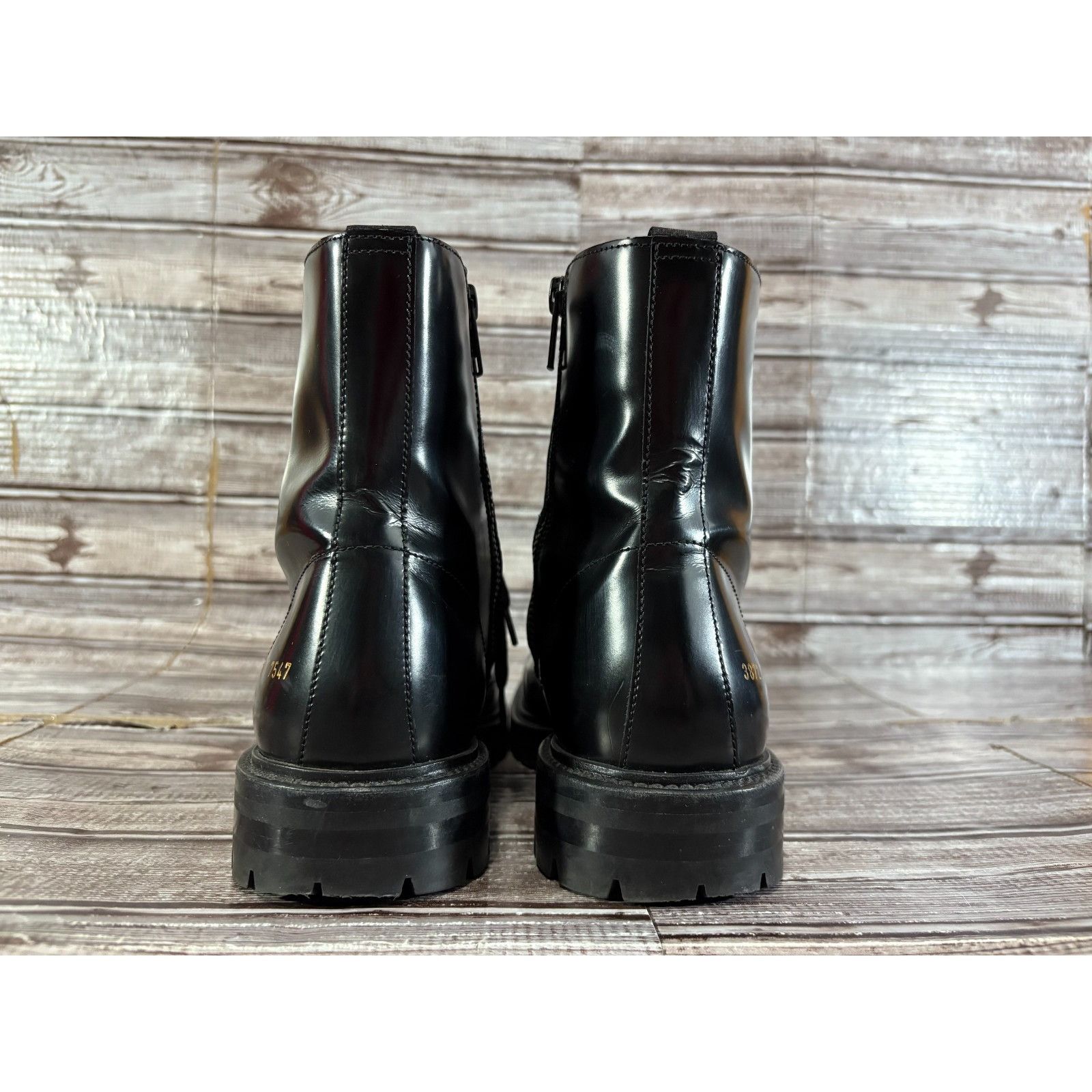 Common Projects Common Projects Combat Leather Boot size 37 UE 7 US color Bl Size US 7 / IT 37 - 4 Thumbnail