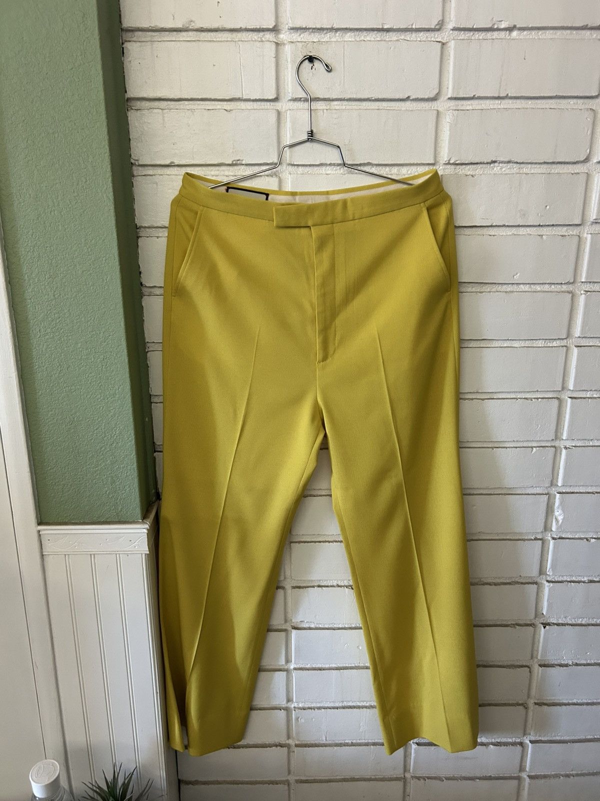 Gucci Yellow Trousers (sz50)