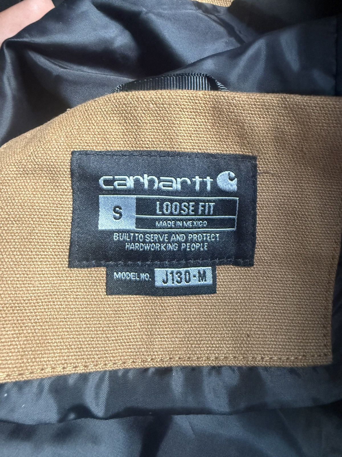 Carhartt Carhartt J130 Hooded Jacket Size Small Tan New Size US S / EU 44-46 / 1 - 7 Thumbnail