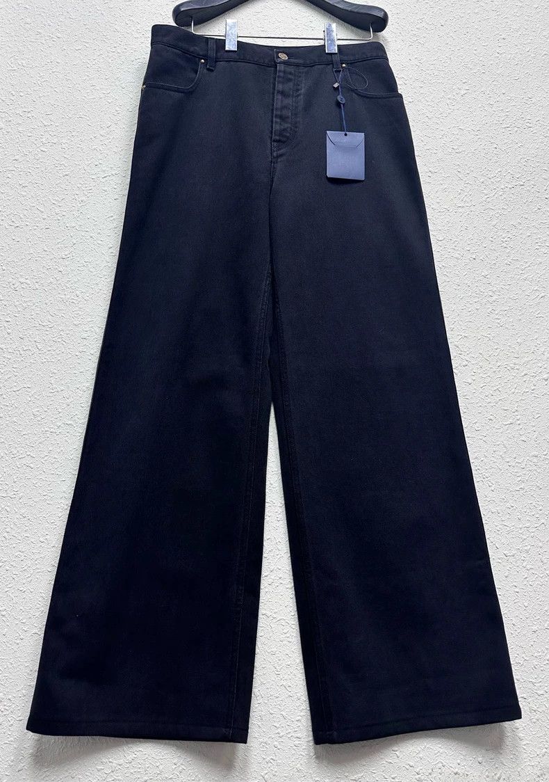 Louis Vuitton Louis Vuitton Graffiti LOGO silhouette denim pants Size US 32 / EU 48 - 1 Thumbnail