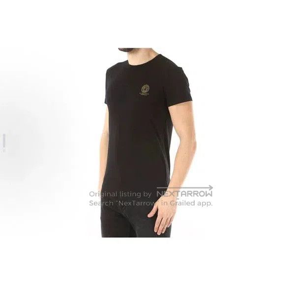 Versace Versace Medusa Black Short Sleeve Top. Size US L / EU 52-54 / 3 - 6 Thumbnail