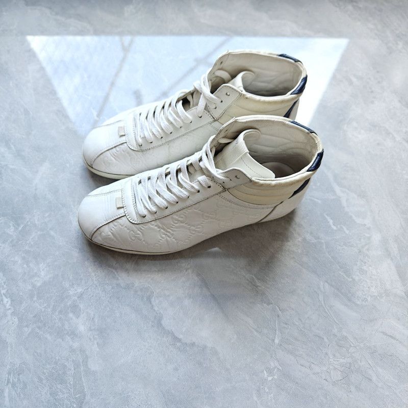 Gucci Gucci Signature High-Top Sneakers for Men Size US 6.5 / EU 39-40 - 1 Thumbnail