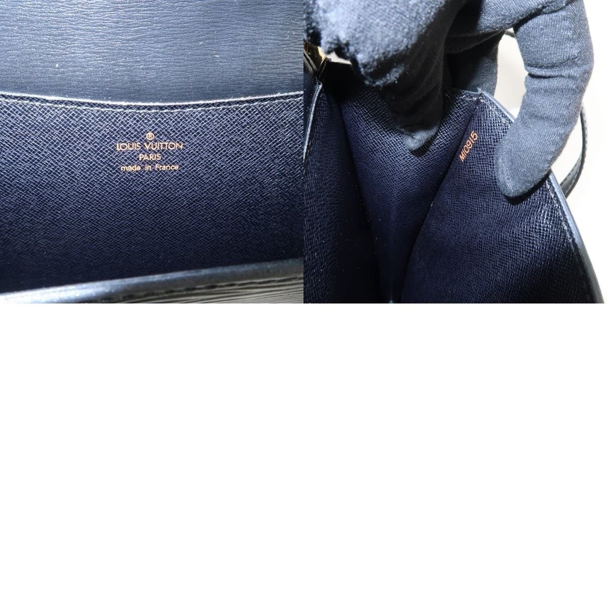 Louis Vuitton Louis Vuitton Epi Grenelle Shoulder Bag Black Size ONE SIZE - 8 Thumbnail
