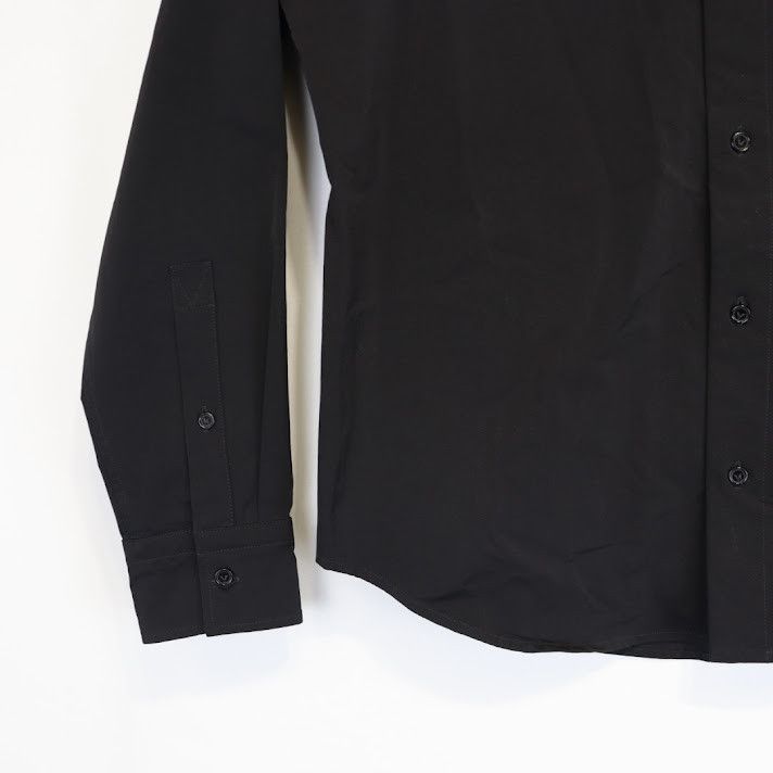 Bottega Veneta o1rshd1 Washed Stretch Nylon Shirt in Black Size US S / EU 44-46 / 1 - 5 Thumbnail