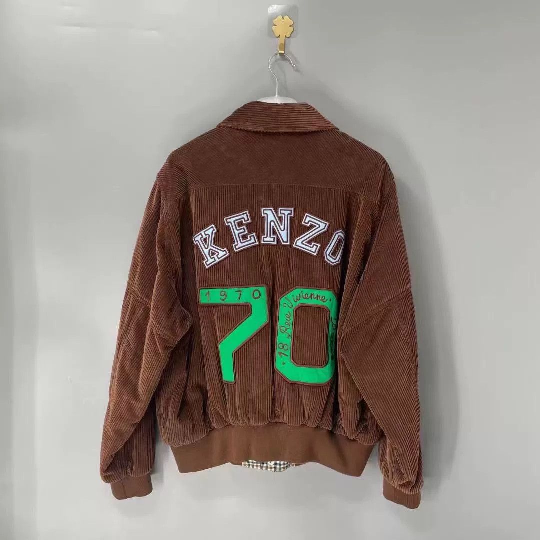 Kenzo kenzo brown corduroy long sleeve jacket Size US XL / EU 56 / 4 - 1 Thumbnail