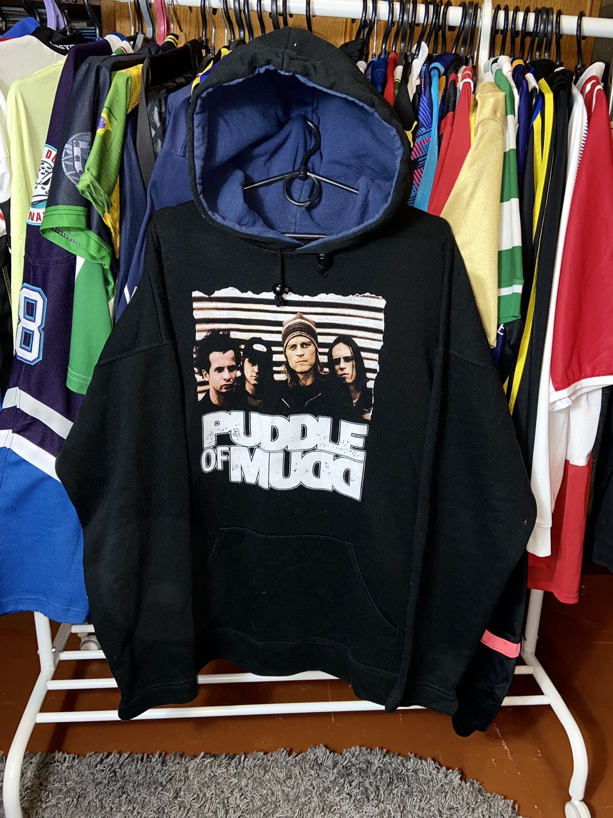Vintage PUDDLE OF MUDD BAND 2000s ROCK ADULT COTTON HOODIE Size US M / EU 48-50 / 2 - 1 Thumbnail