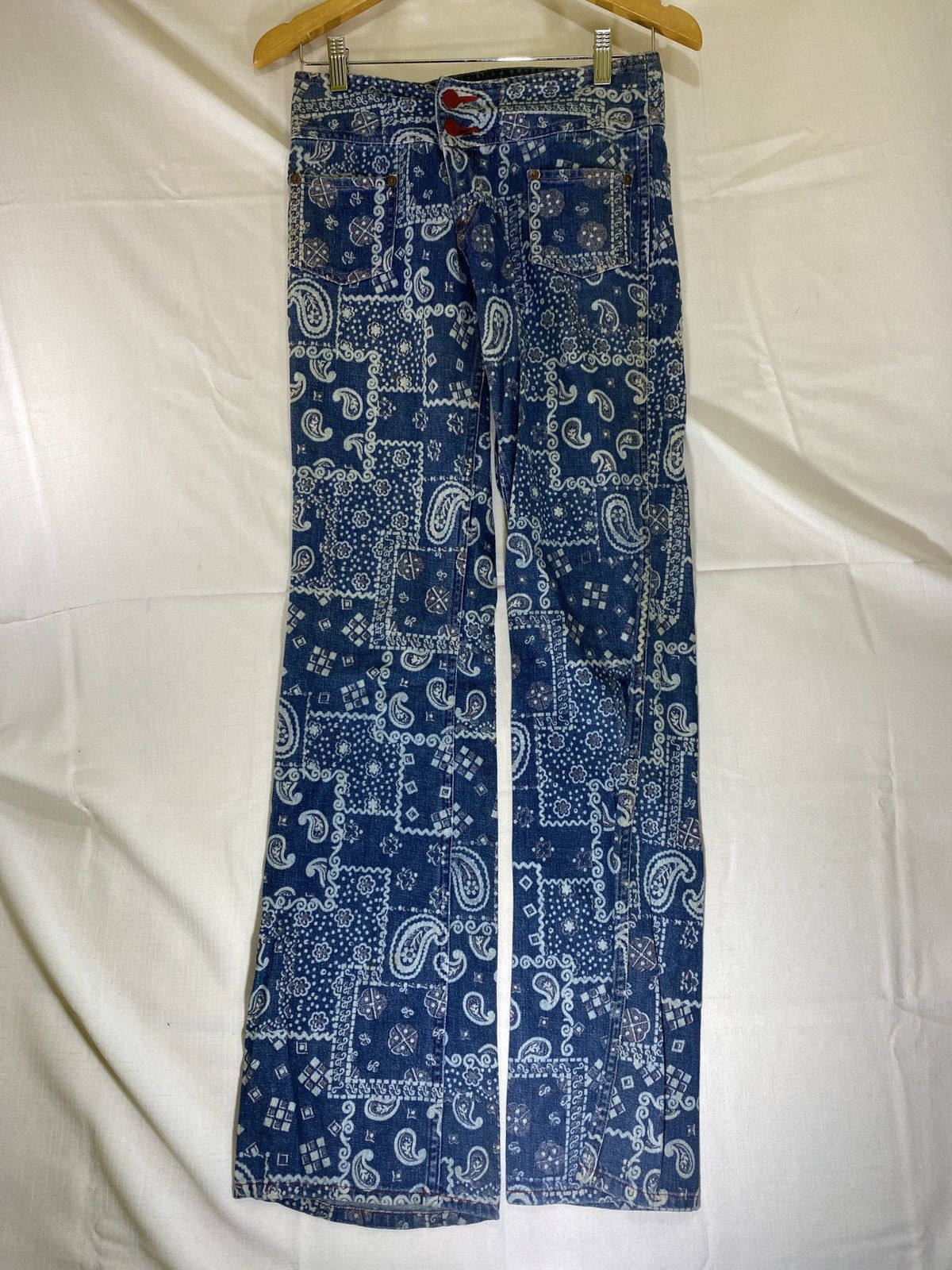 Hysteric Glamour vintage hysteric bandana denim pants Size US 30 / EU 46 - 1 Thumbnail