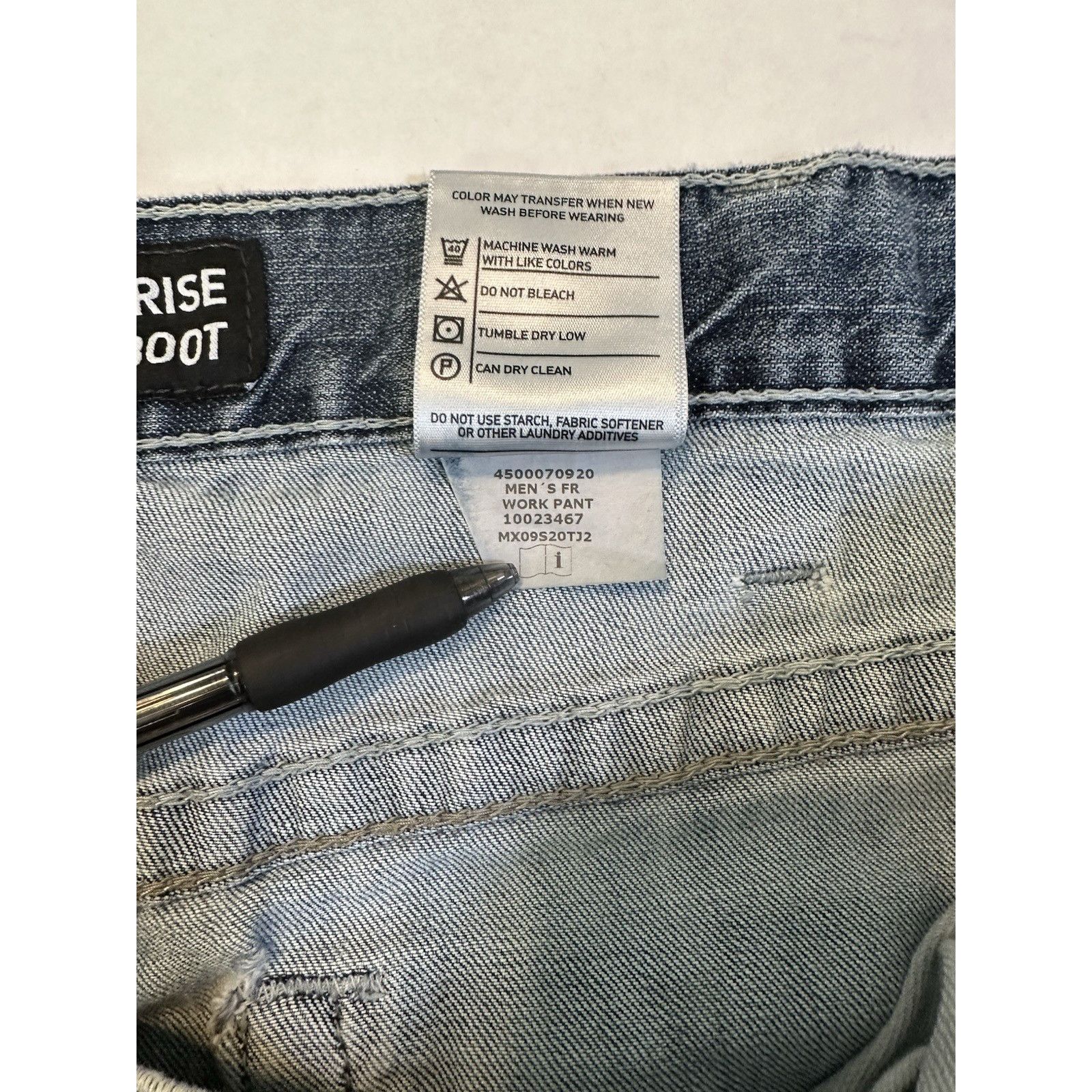 Ariat ARIAT FR Low Rise M4 Boot Jeans Blue 44/32 Flame Resistant Size US 44 / EU 60 - 4 Thumbnail