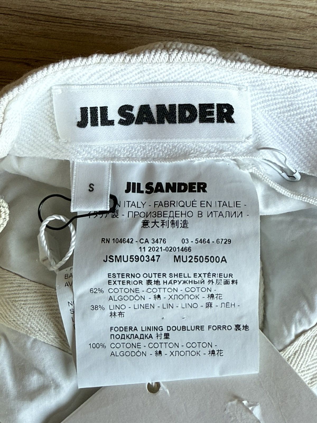 Jil Sander Jil Sander Denim Ivory Cap Size ONE SIZE - 6 Thumbnail