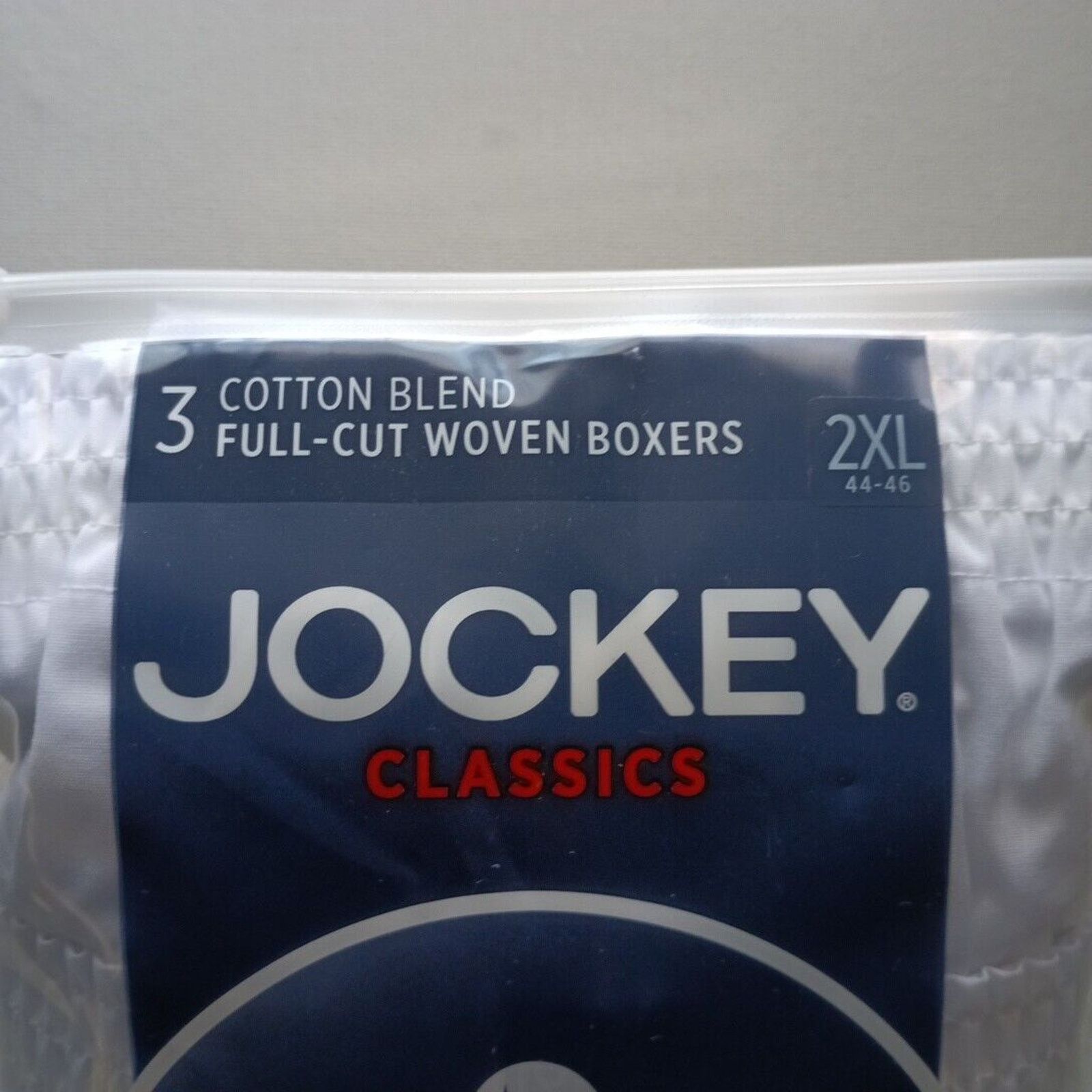 Jockey Jockey Classics Fit Full Cut Woven Boxers Size 44 - 2 Thumbnail