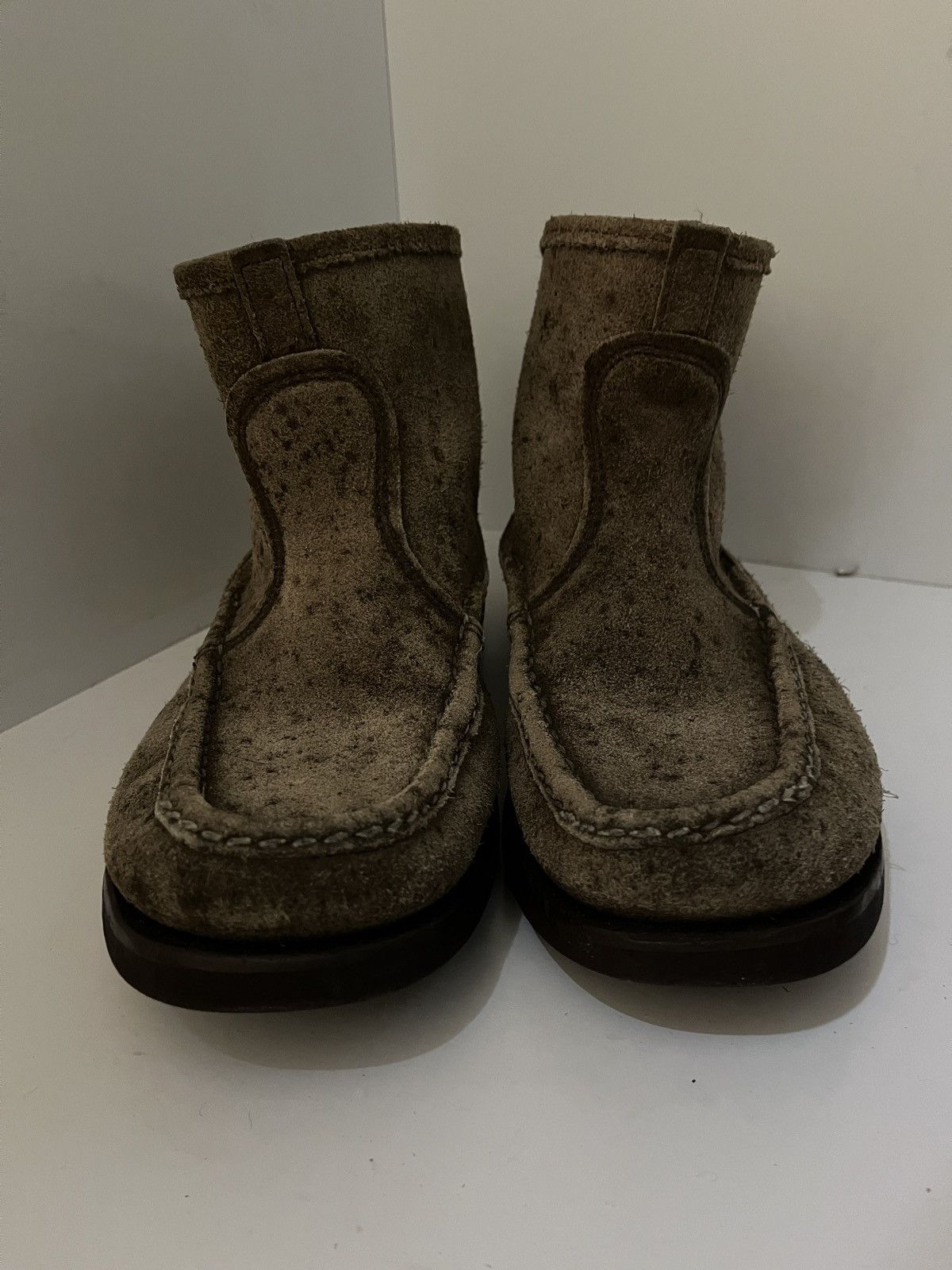Russell Moccasin Co. Russell Moccasin Laramie Suede Boots Pull On Size US 8.5 / EU 41-42 - 3 Thumbnail
