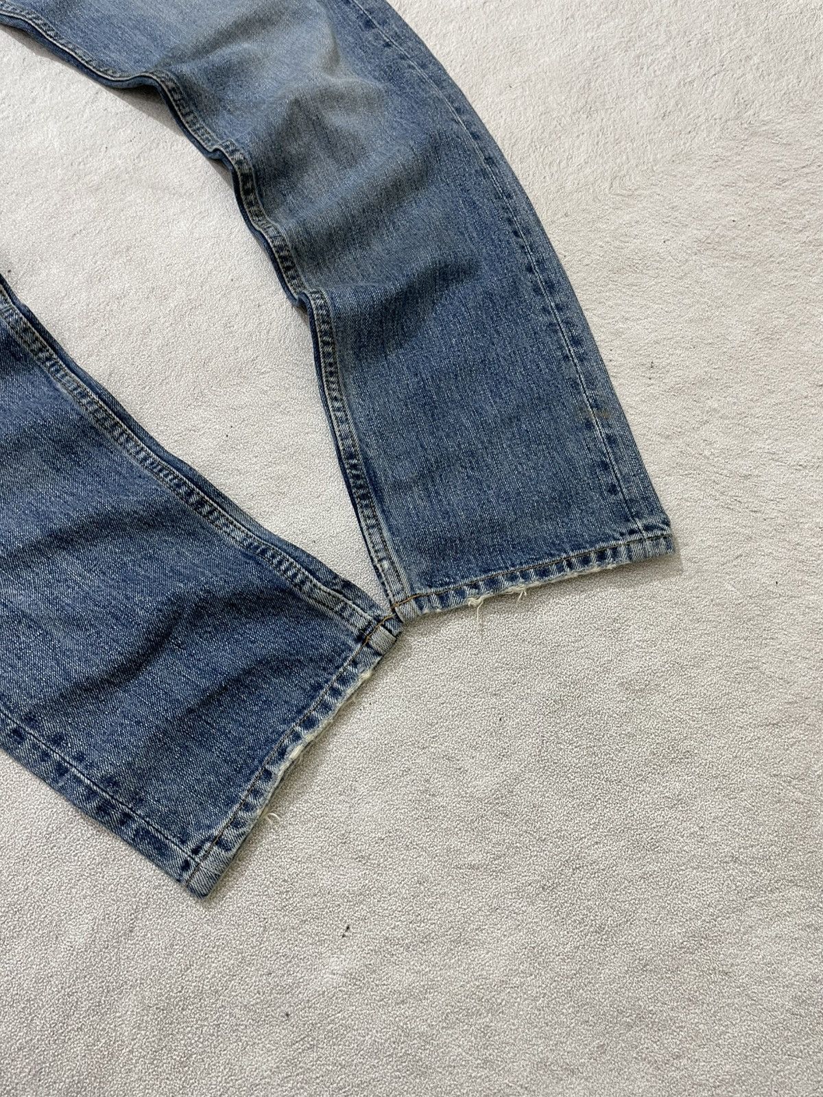 Number (N)ine 2000s Japanese Double Waist Denim Wash Distressed LGB ifsix Size US 29 - 3 Thumbnail