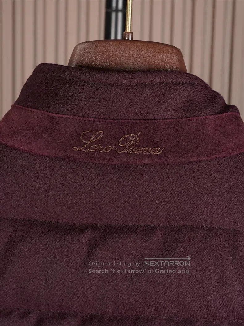 Loro Piana Loro Piana Burgundy Light-Proof Waterproof Down Jacket Size US S / EU 44-46 / 1 - 8 Thumbnail