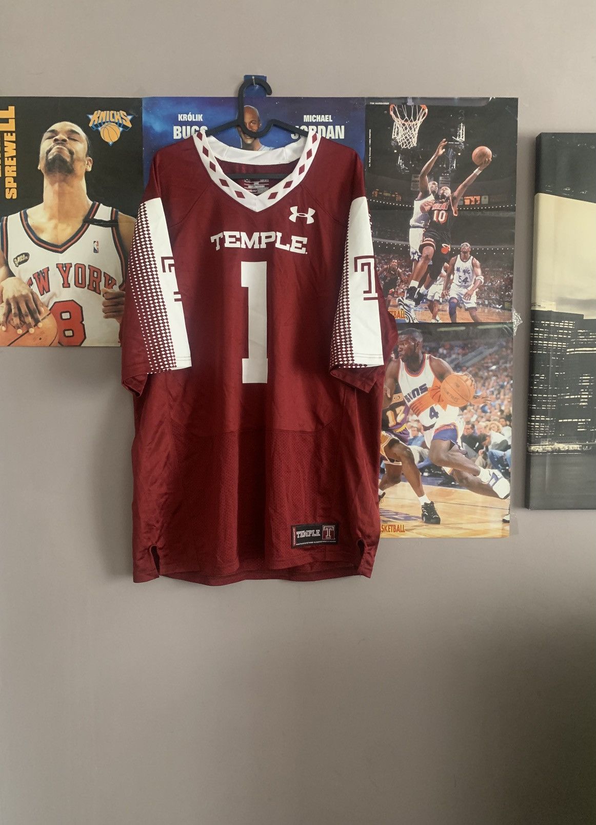 NCAA × Under Armour NCAA Under Armour Temple Owls Football Jersey #1 Size US L / EU 52-54 / 3 - 1 Thumbnail