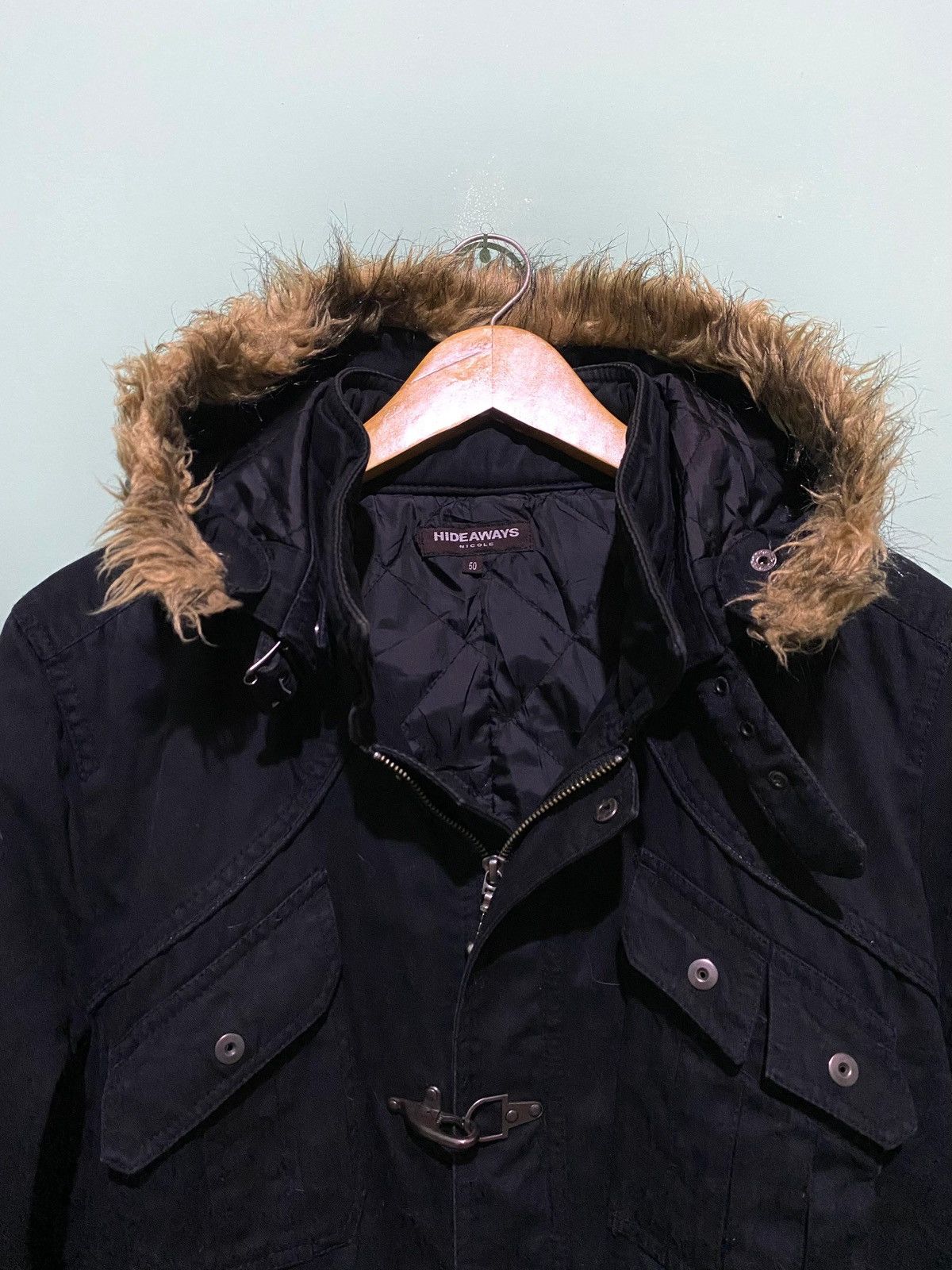 14th Addiction Faux Fur Jacket Gothic Punk Japanese Nicole Hideaway Size US L / EU 52-54 / 3 - 4 Thumbnail