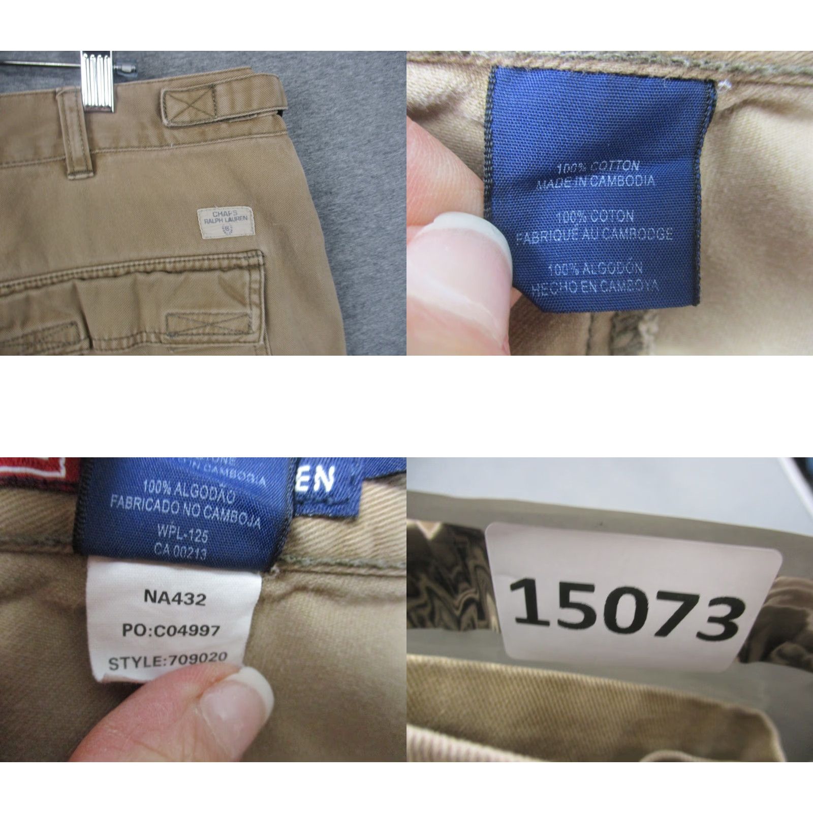Chaps Vintage Chaps Ralph Lauren Cargo Shorts Mens 38 Khaki Flat Front Size US 38 / EU 54 - 8 Thumbnail