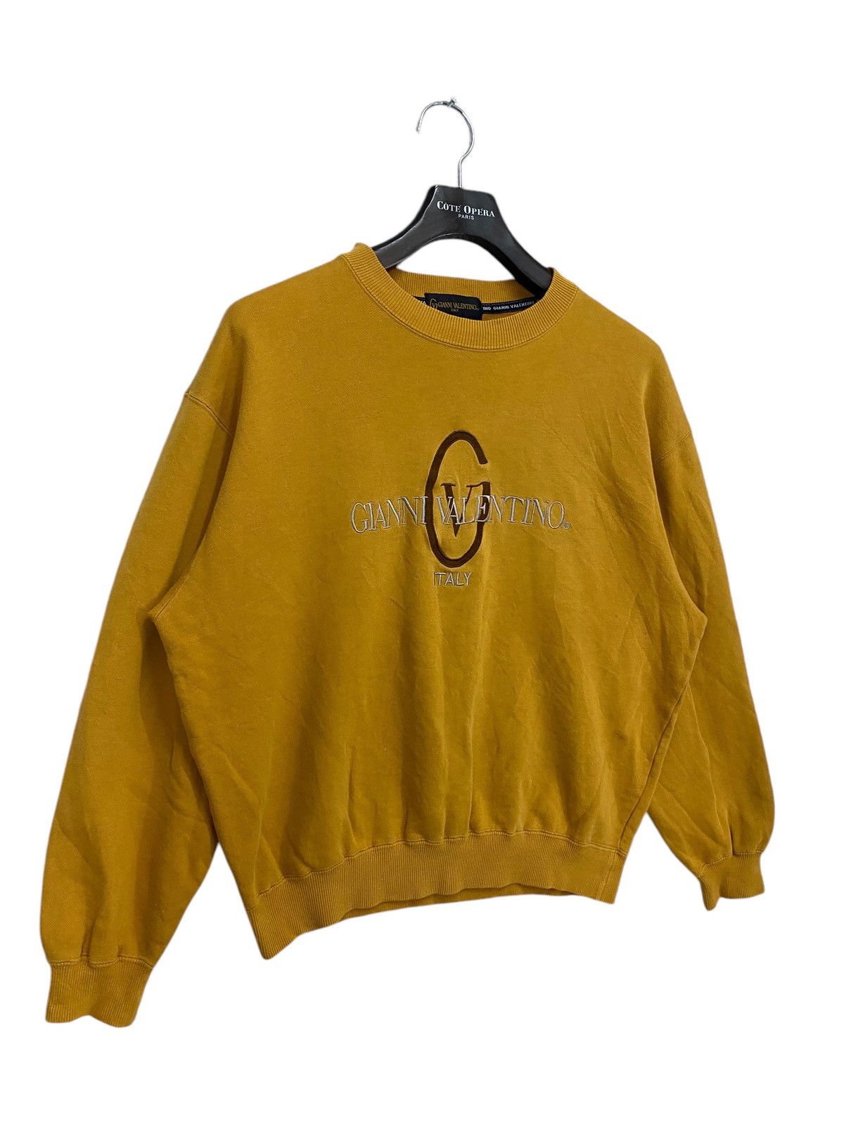 Designer × Gianni Valentino Vintage 90s gianni valentino italy spellout sweatshirt Size US L / EU 52-54 / 3 - 3 Thumbnail