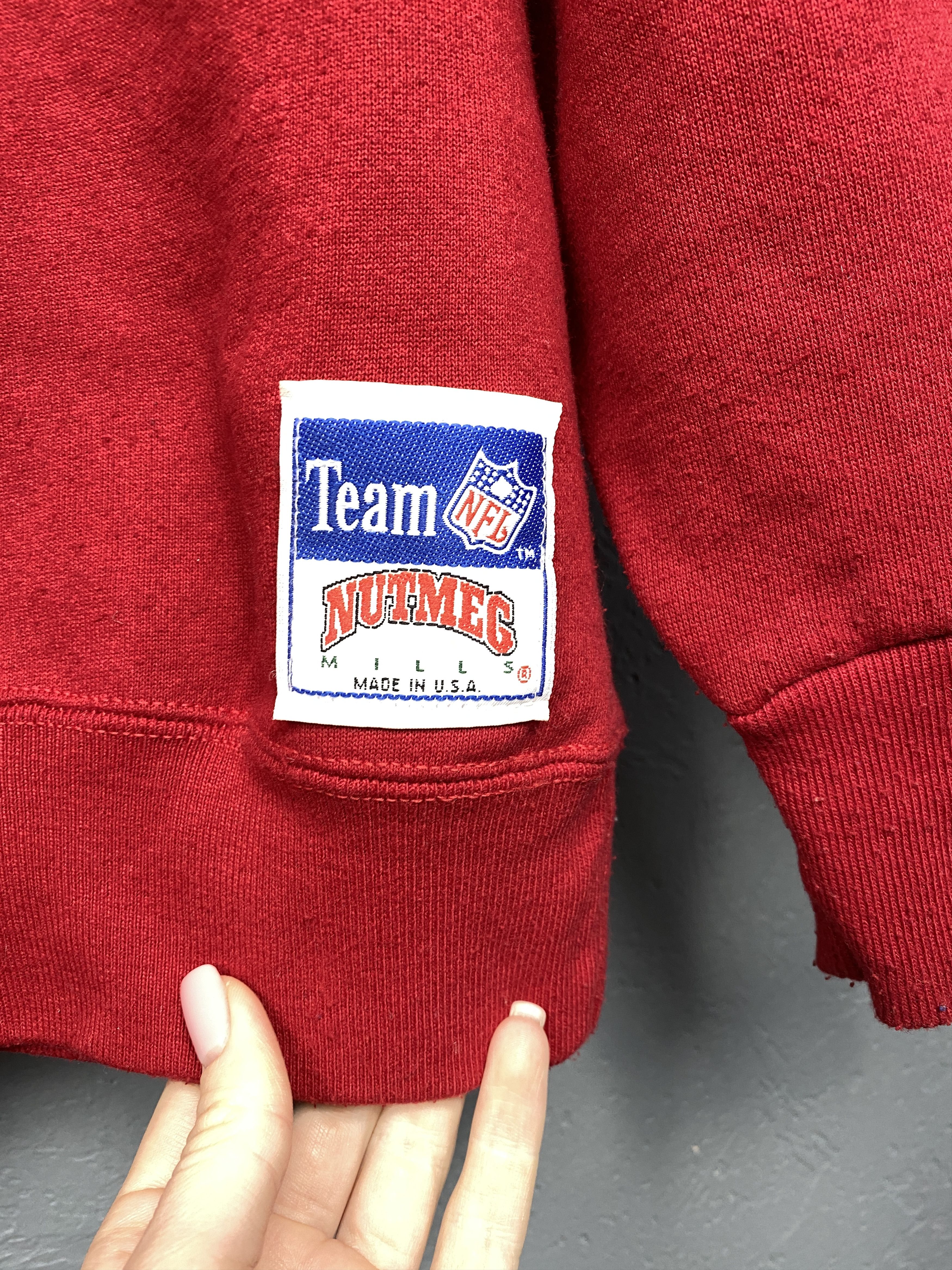 NFL Washington Redskins 90s Vintage Sweatshirt Made in USA Size US XL / EU 56 / 4 - 4 Thumbnail