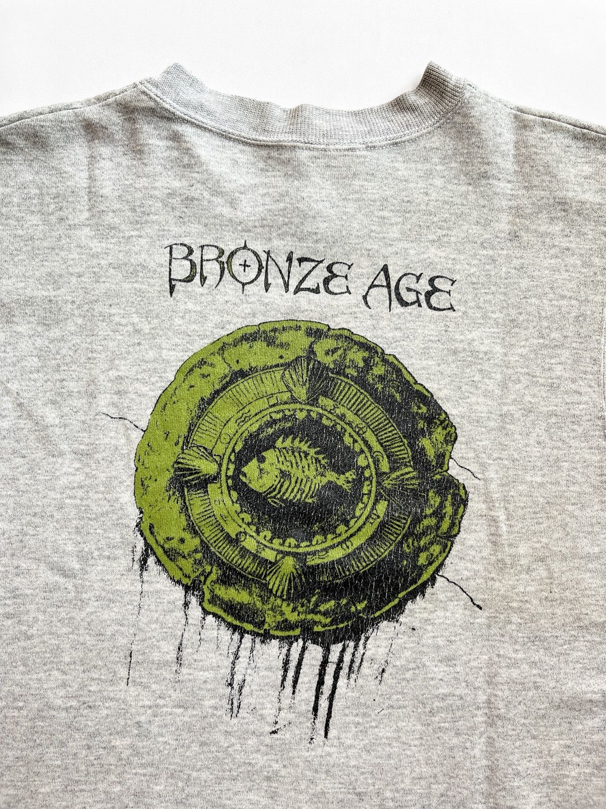 Bones Skateboards bronzeage hanes sweatshirt grey vintage 80s Size US L / EU 52-54 / 3 - 4 Thumbnail