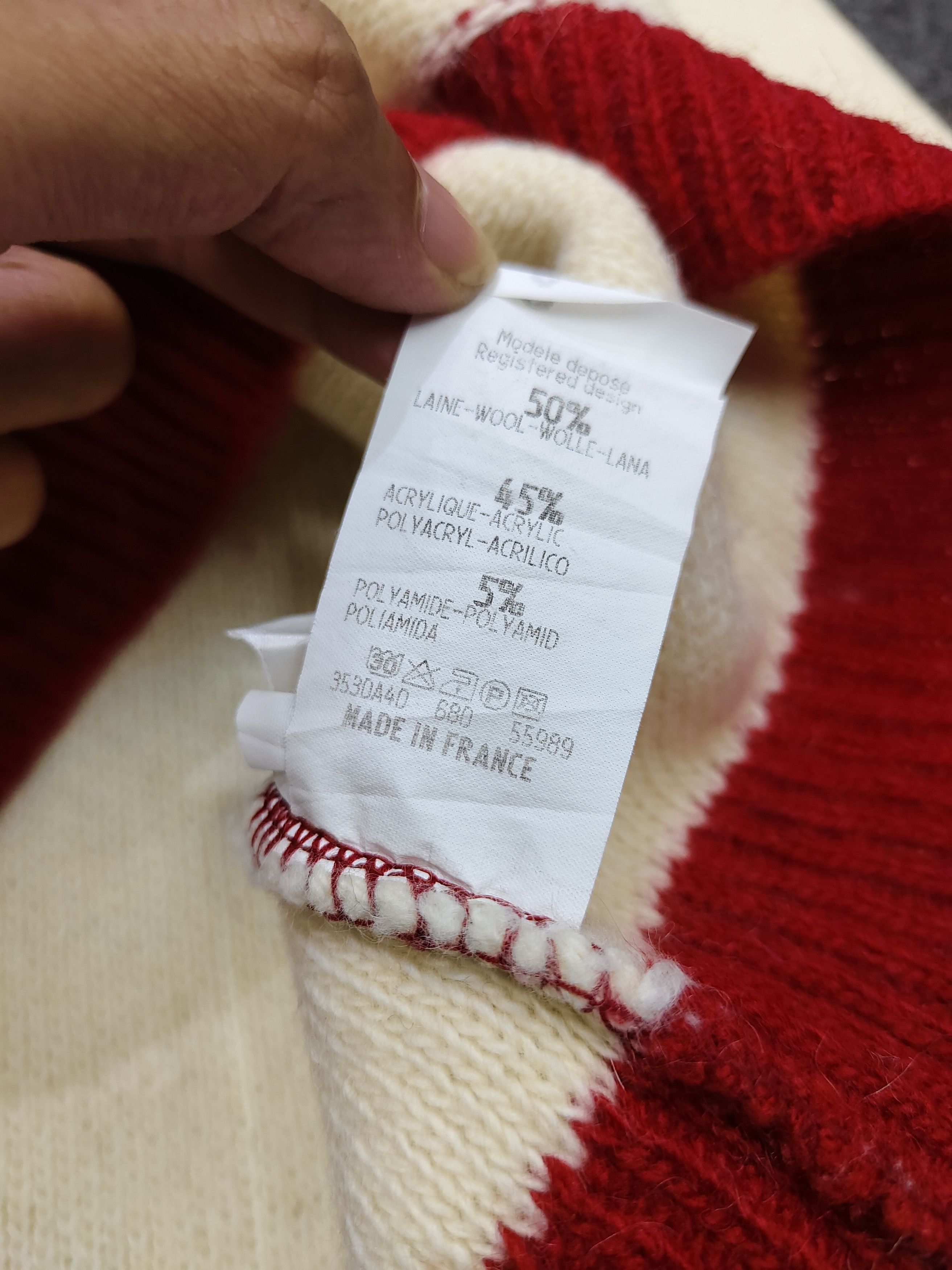 Vintage 🔥Vtg Trois Double France Wool Knitwear Size US S / EU 44-46 / 1 - 6 Thumbnail