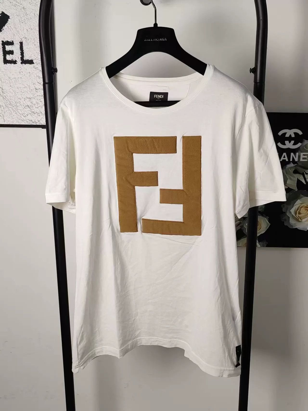 Fendi Fendi White T-Shirt xl Men Size US XL / EU 56 / 4 - 1 Thumbnail