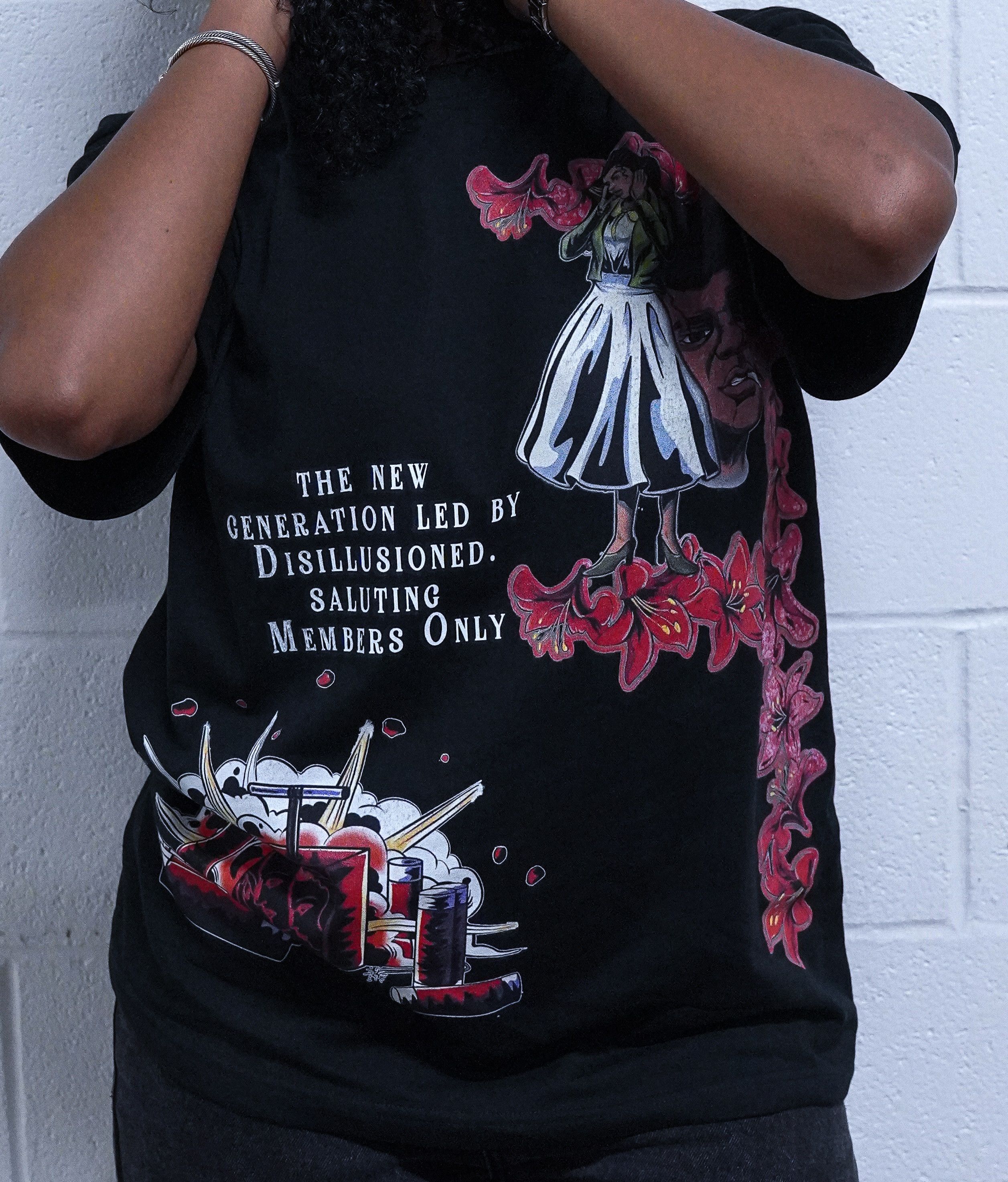 Vintage FLOWER GIRL Graphic T Size US XXL / EU 58 / 5 - 1 Thumbnail