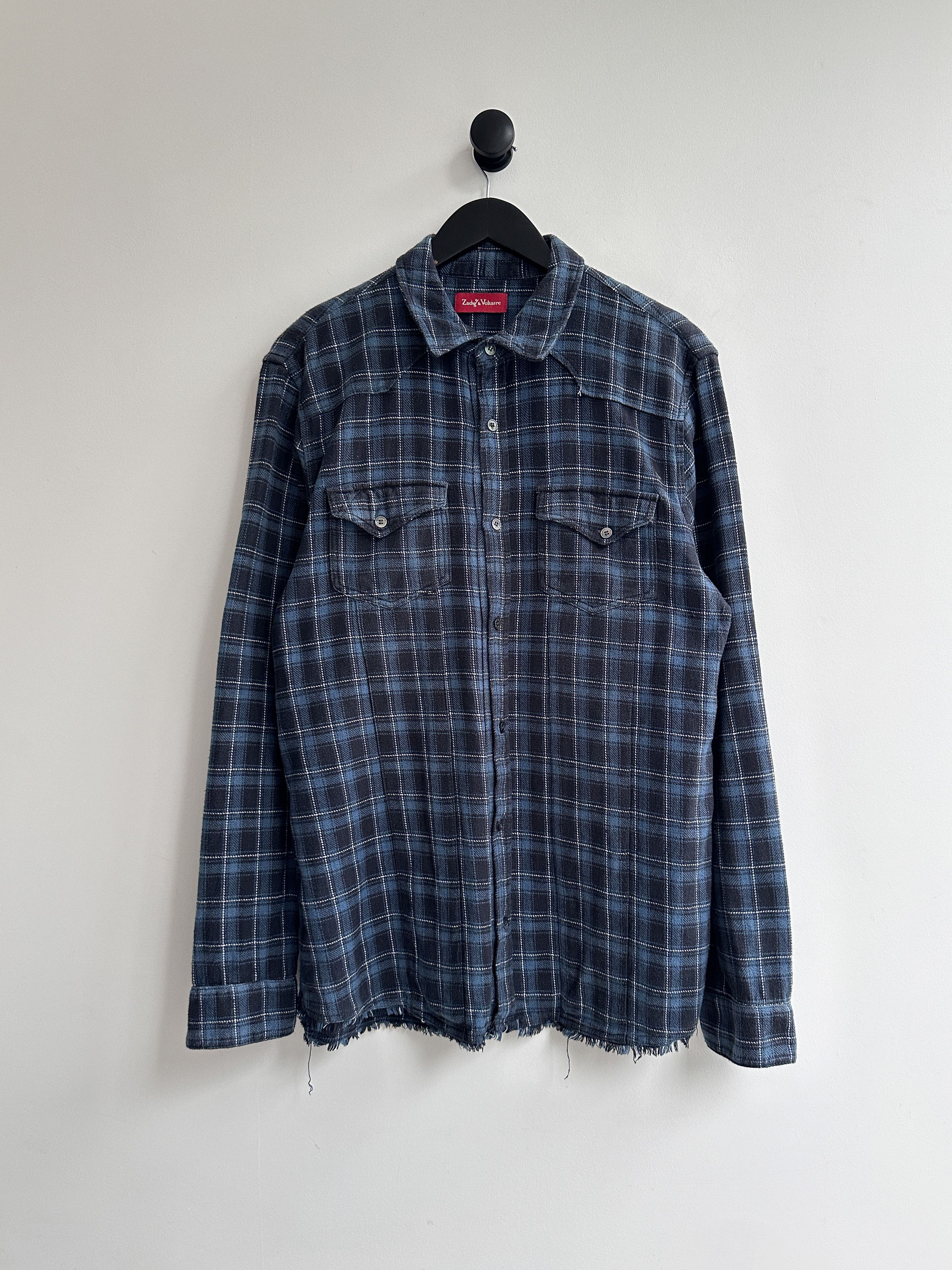 Zadig & Voltaire Zadig & Voltaire Flannel Plaid Check Shirt Size XL / US 12-14 / IT 48-50 - 1 Thumbnail