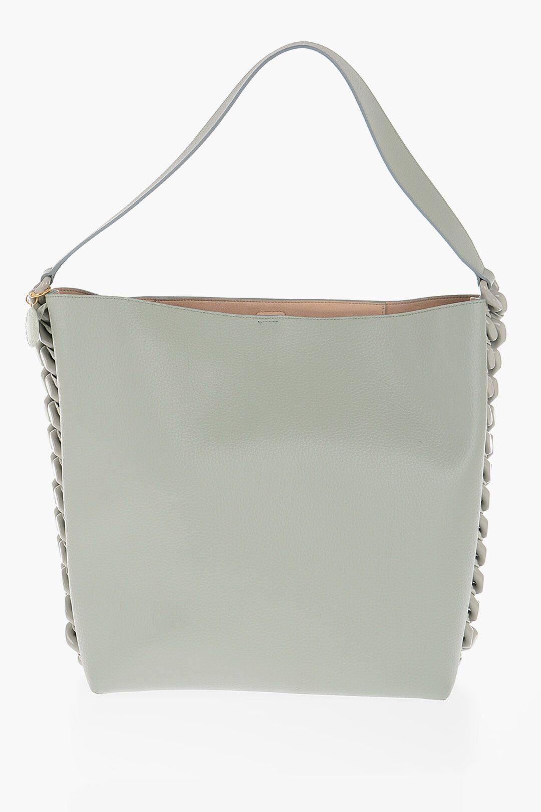 Stella McCartney og1mm0824 Size: OS / Faux Leather Tote Bag With Side Chain Size ONE SIZE - 1 Thumbnail