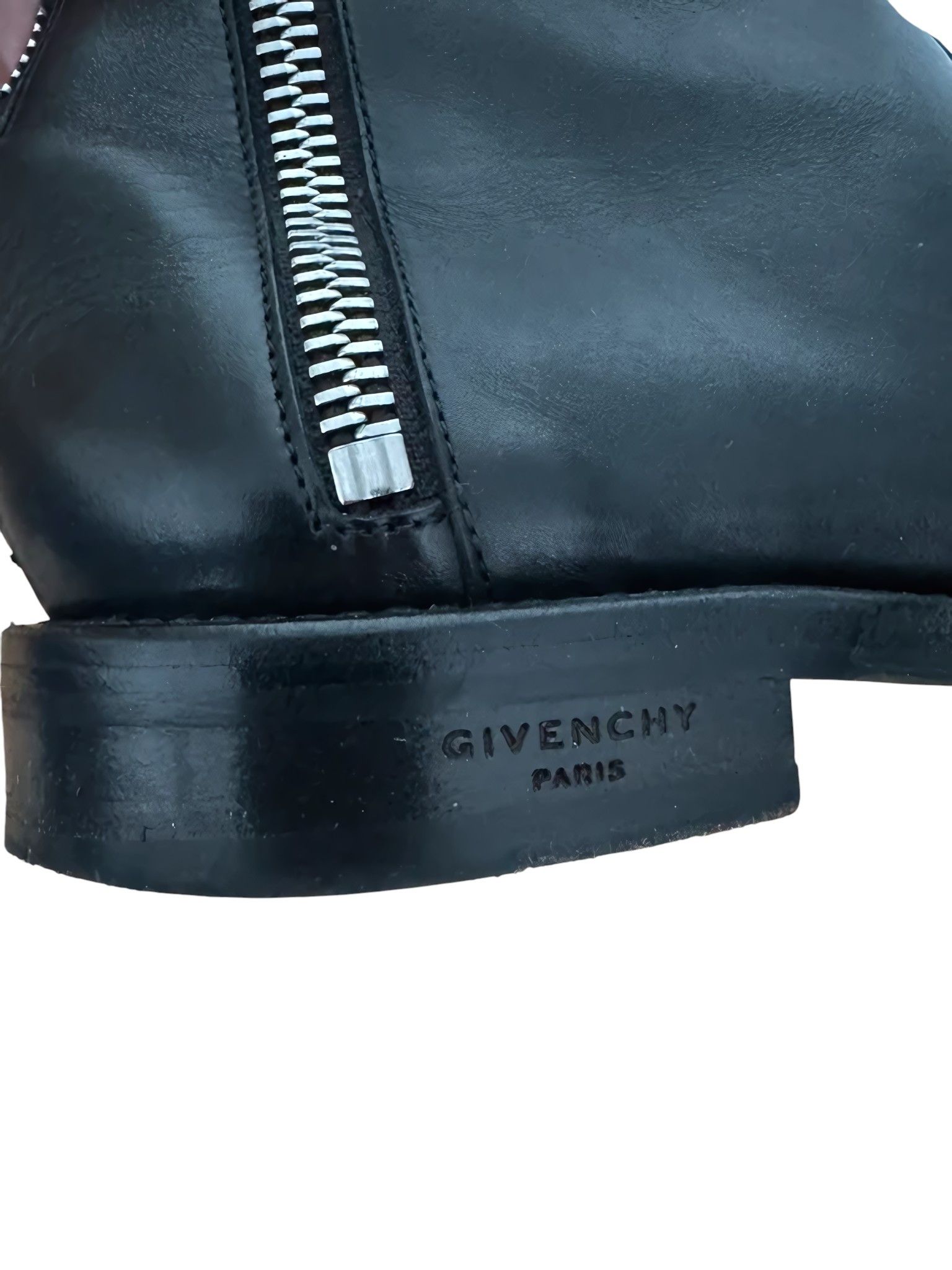 Givenchy 3 ZIP LEATHER BOOTS Size US 8 / EU 41 - 4 Thumbnail