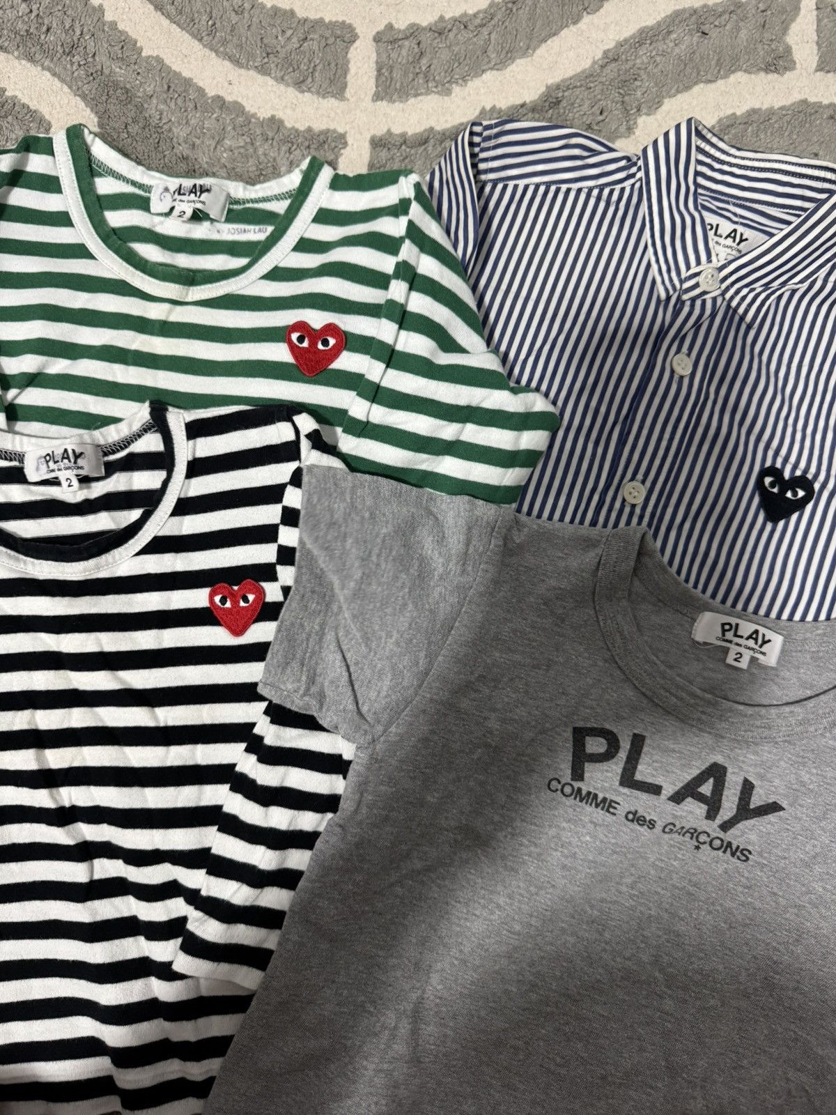 Comme des Garcons PLAY Lot of CDG Play Kids’ Tops Size US XXS / EU 40 - 2 Thumbnail