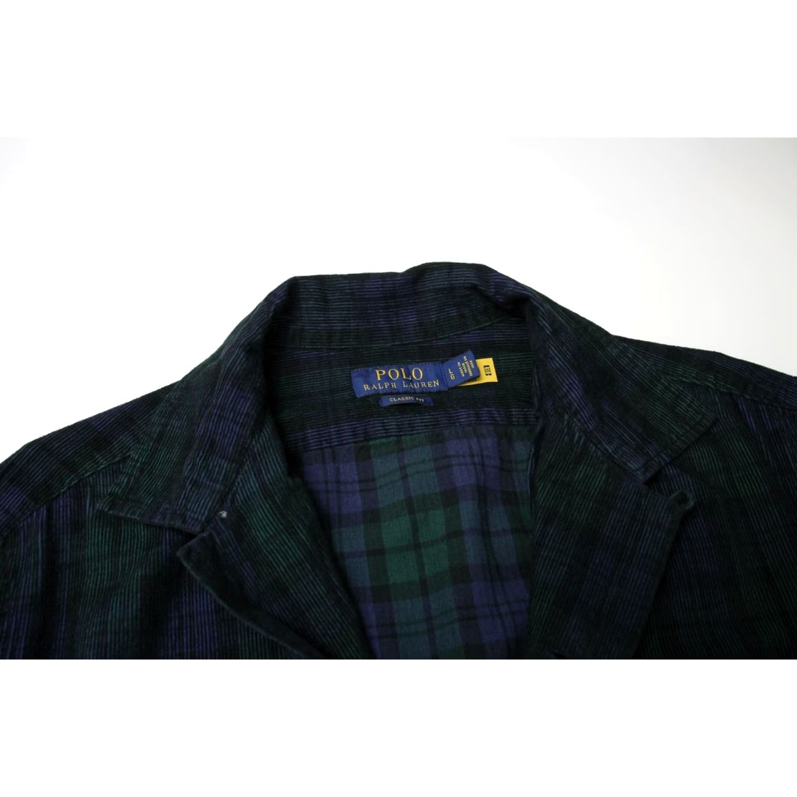Ralph Lauren Ralph Lauren Polo Classic Fit Shirt Men LARGE Corduroy Multicolor Plaid Button-up Long Sleeve 100% Cotton N/A Size US L / EU 52-54 / 3 - 4 Thumbnail
