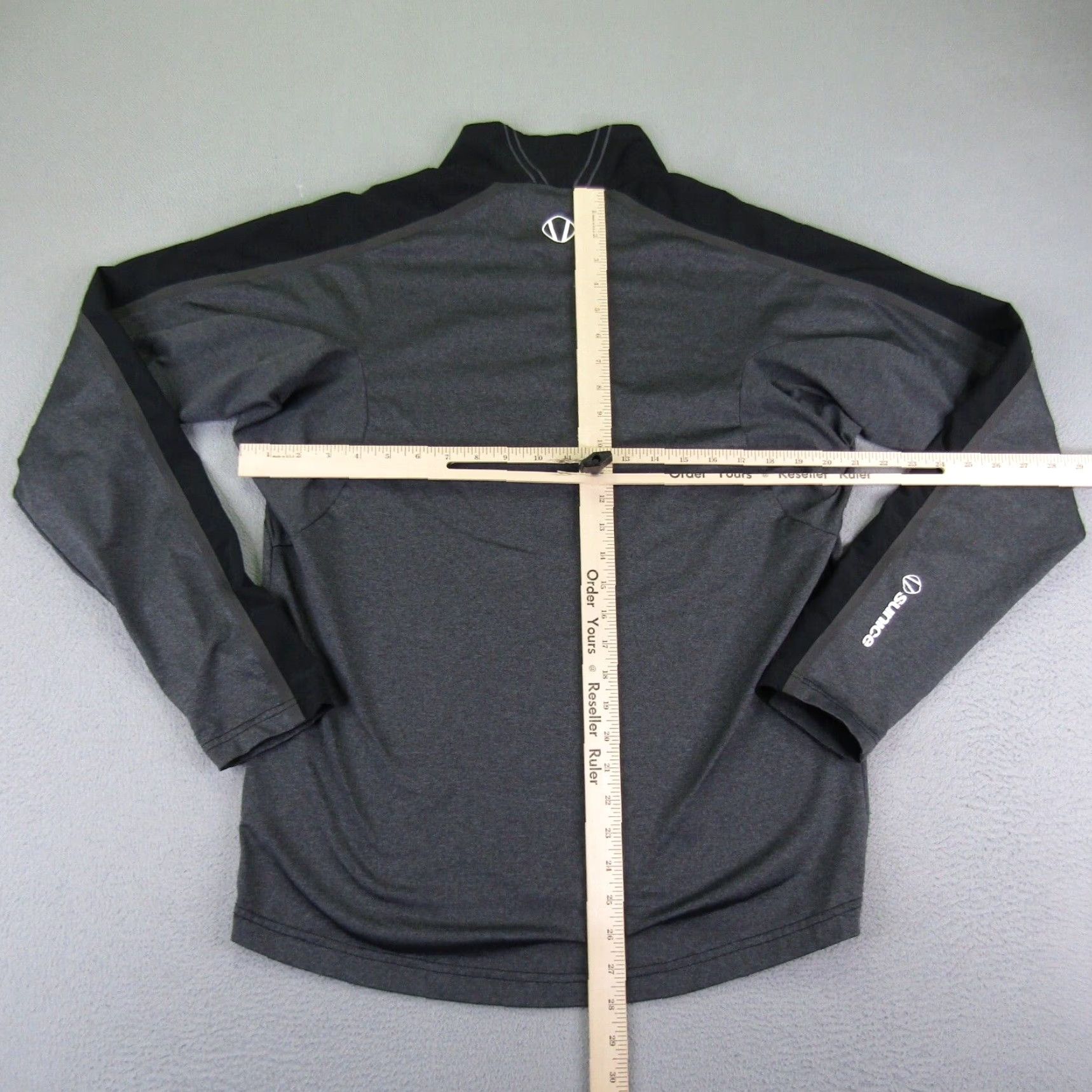 Vintage VINTAGE Sunice Jacket Mens M Gray Black Performance 1/4 Zip Pullover Golf Sweater Size US M / EU 48-50 / 2 - 4 Thumbnail