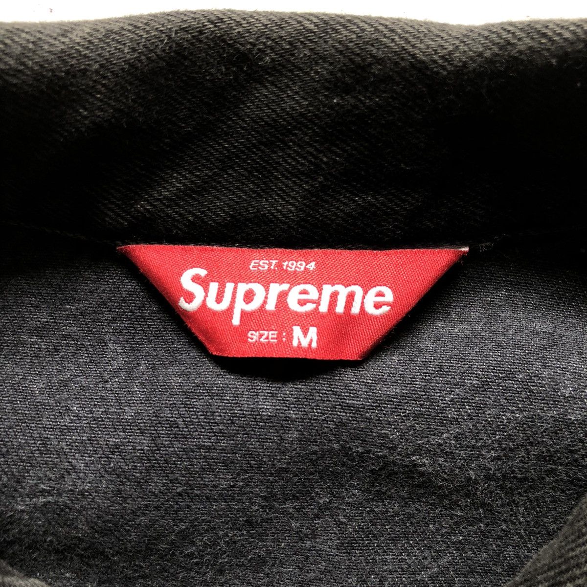 Supreme Supreme Studded denim trucker black Size US M / EU 48-50 / 2 - 2 Thumbnail