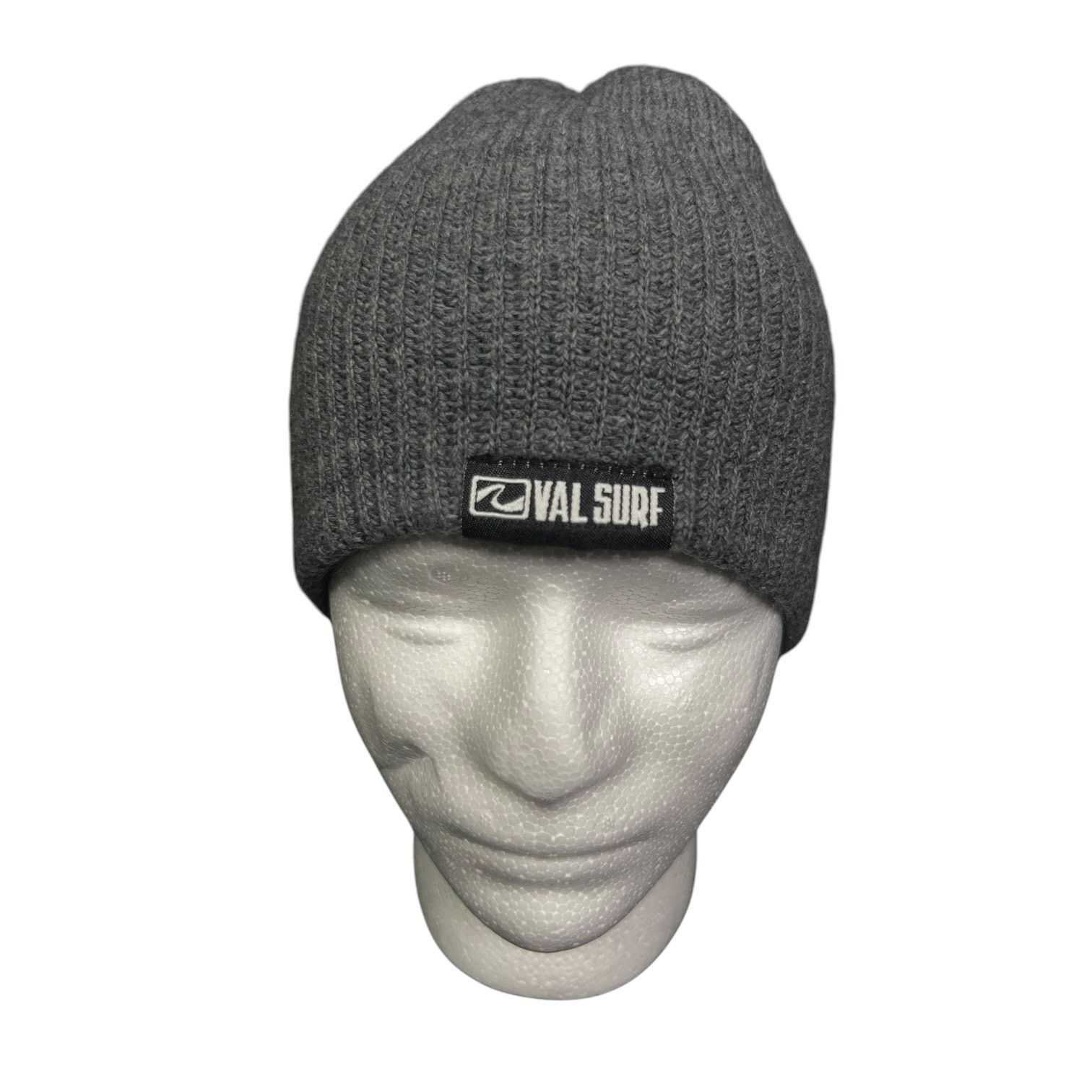 Sun Surf Men's Val Surf Gray Knit Acrylic Beanie Surfing Winter - OS Size ONE SIZE - 1 Thumbnail