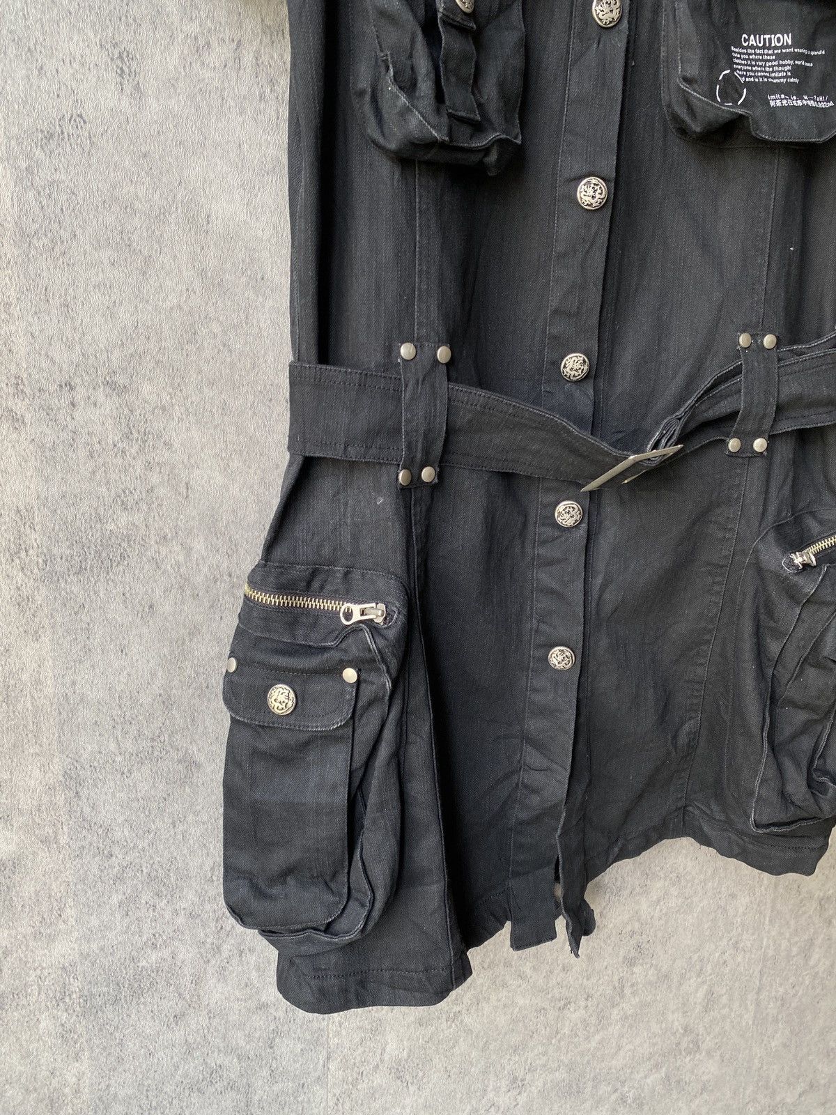 Seditionaries Punk Gothic Design Tactical Bondage Hoodie Jacket Size US S / EU 44-46 / 1 - 8 Thumbnail