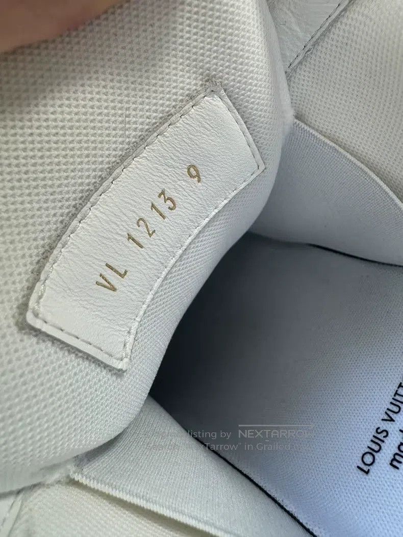 Louis Vuitton Louis Vuitton White and Blue Fat Ding Trainer shoes Size US 9 / EU 42 - 5 Thumbnail