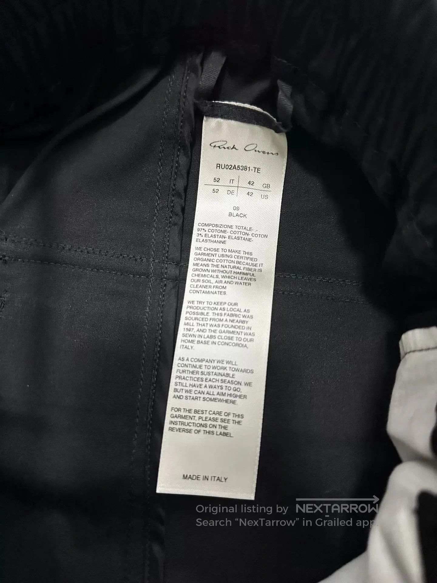 Rick Owens Rick Owens 21FW Mainline Cropped Pants. Size US 35 - 4 Thumbnail