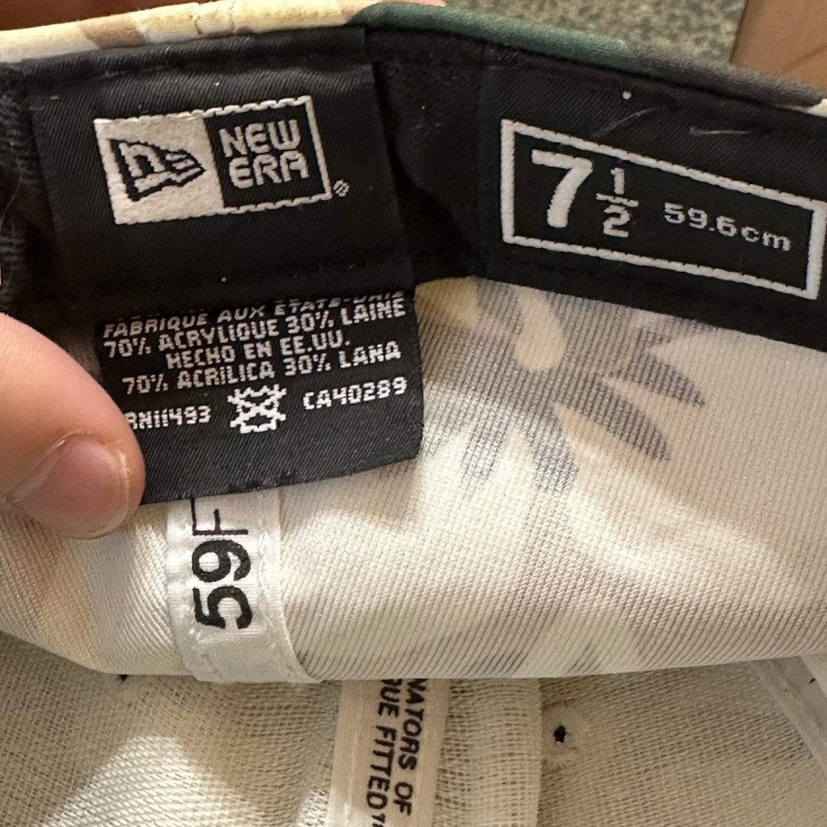 Bape × New Era × Vintage BAPE New Era Hawaiian Camo Cap Size ONE SIZE - 11 Thumbnail
