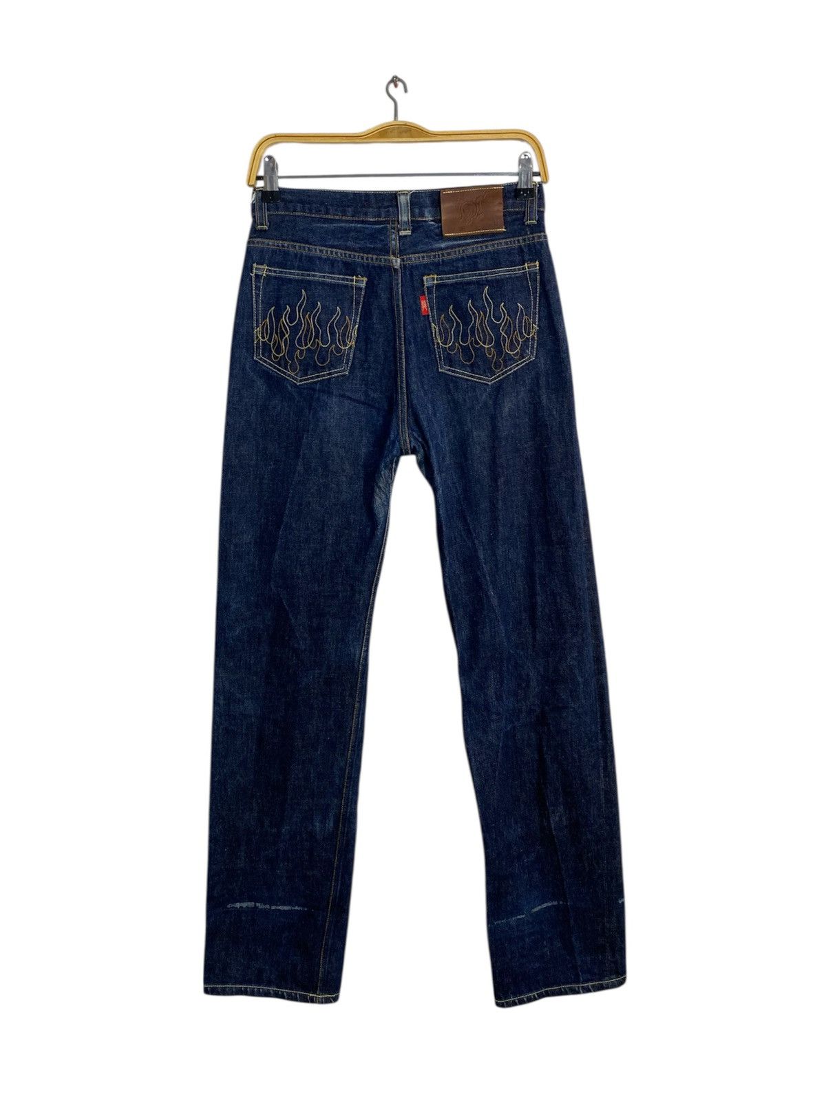 Other Miracle Woman Japan Selvedge Indigo Denim Jeans Straight Cut Size US 28 / EU 44 - 2 Thumbnail