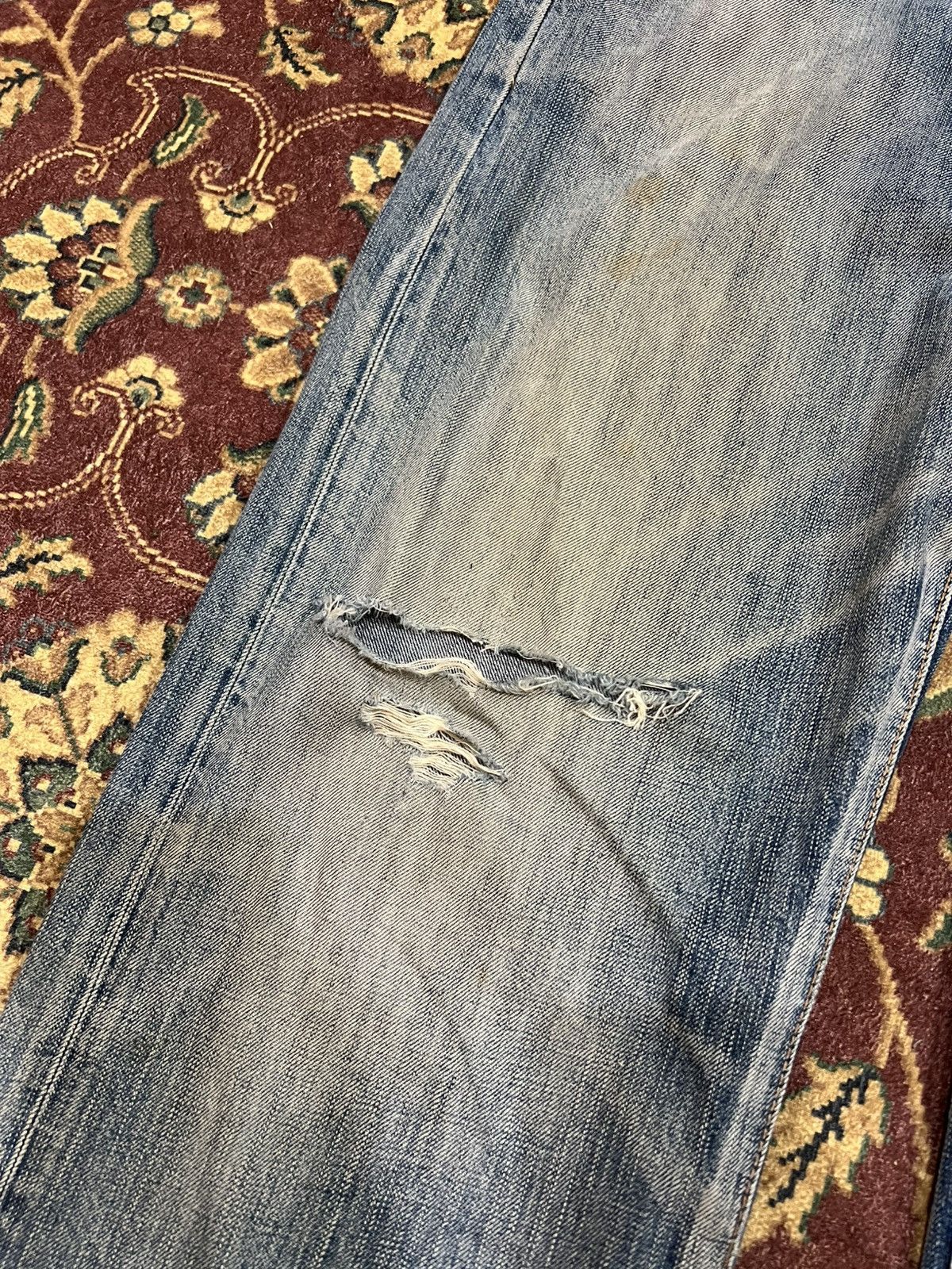 Edwin Vintage Edwin 503 Mud Wash Distress Jean Size US 37 - 15 Thumbnail
