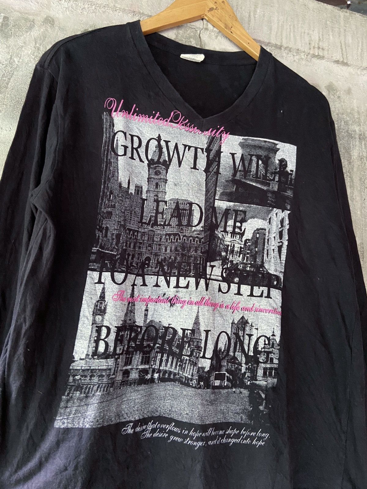 Japanese Brand BEAUMONT CAR POEM LONG SLEEVE Size US M / EU 48-50 / 2 - 5 Thumbnail