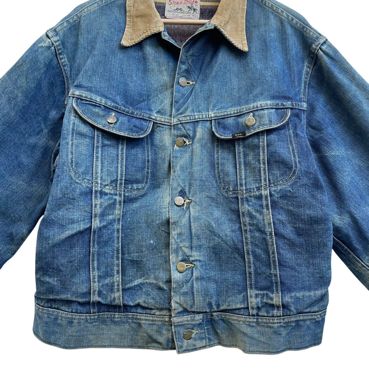 Lee 💥Vintage 60s Lee Storm Rider Lined Blanket Jacket Size US M / EU 48-50 / 2 - 8 Thumbnail