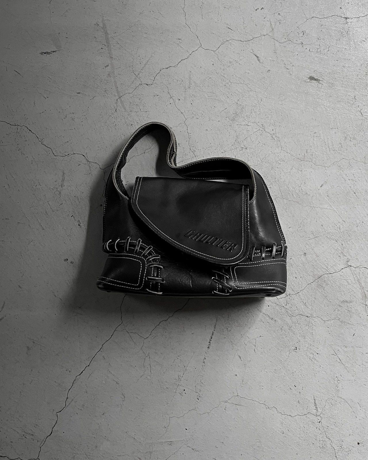 Jean Paul Gaultier Jean Paul Gaultier Logo leather shoulder bag-2505 Size ONE SIZE - 1 Thumbnail