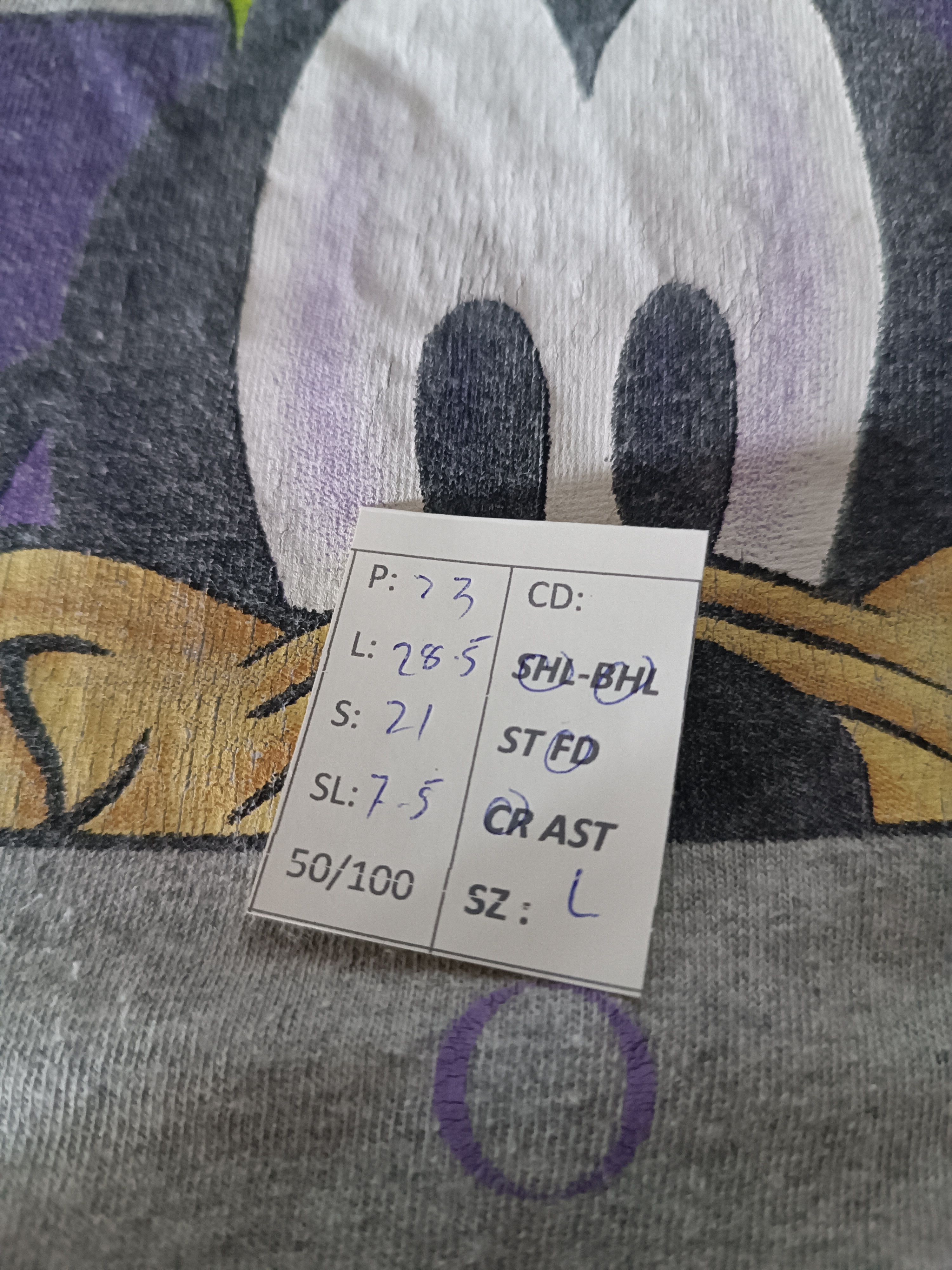 Cartoon Network THRASHED FADED VINTAGE 90'S GOOFY TEE mickey duck pooh Size US L / EU 52-54 / 3 - 22 Thumbnail