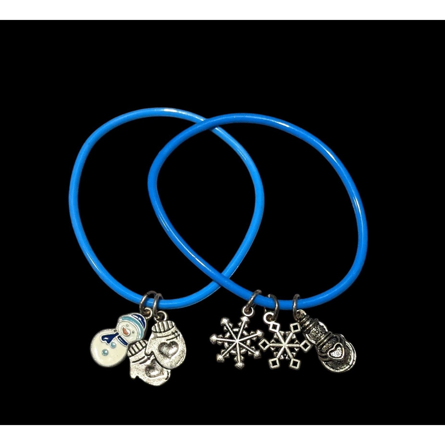 Other Blue And Silver Holiday Charm Bracelets (2) Size ONE SIZE - 1 Thumbnail