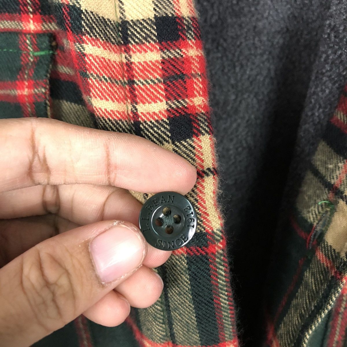 Japanese Brand 🔥VINTAGE FLANNEL SHIRT JACKET L.L.BEAN CHORE TARTAN DESIGN Size US L / EU 52-54 / 3 - 18 Thumbnail