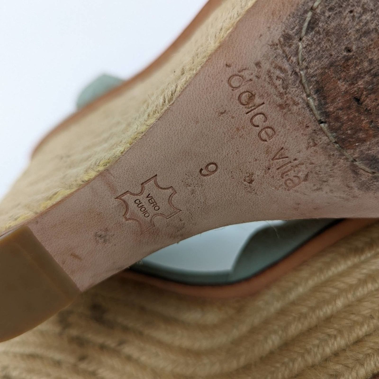 Dolce Vita Dolce Vita Suede Leather Platform Espadrille Wedge Sandals Size US 9 / IT 39 - 10 Thumbnail