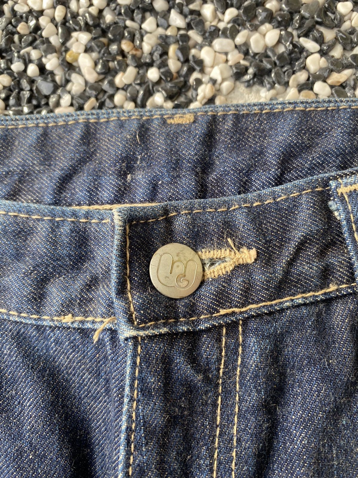 If Six Was Nine × Undercover FLARED🔥WRANGLER BELL BOTTOM W-GIRL FLARE DENIM JEANS Size US 30 / EU 46 - 11 Thumbnail