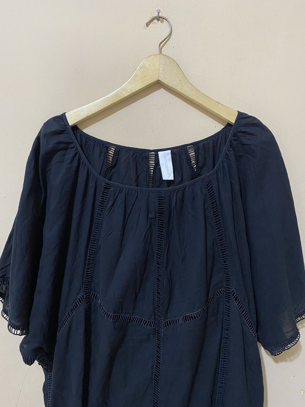 Zimmermann Zimmermann Black Blouse Size XL / US 12-14 / IT 48-50 - 3 Thumbnail
